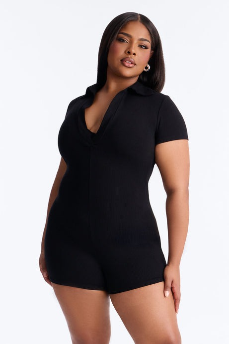 Shantel Snatched Romper - Black