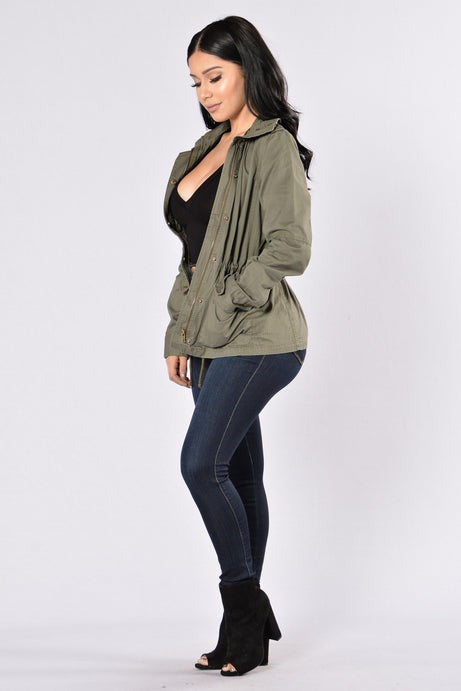 Combat Jacket - Olive