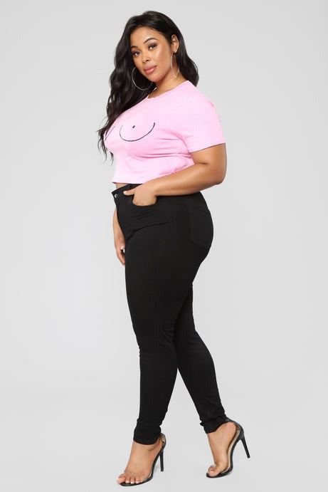 High Waisted Skinnies - Black