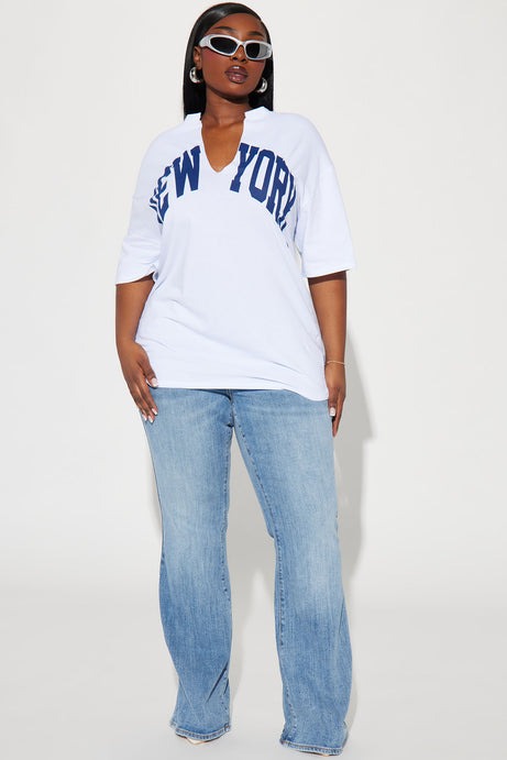 New York Girl T Shirt - White