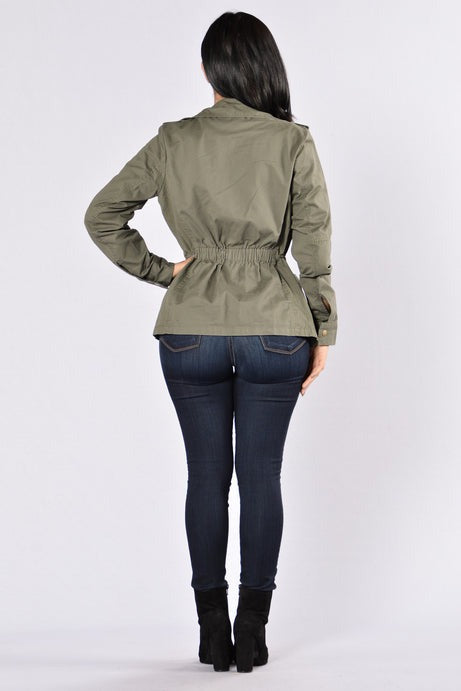 Combat Jacket - Olive