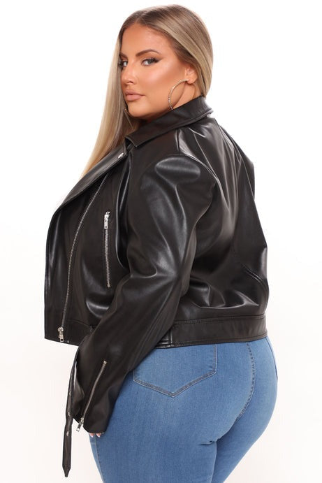 In Control Moto Jacket - Black