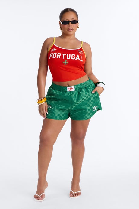 Umbro Portugal Soccer Shorts - Green