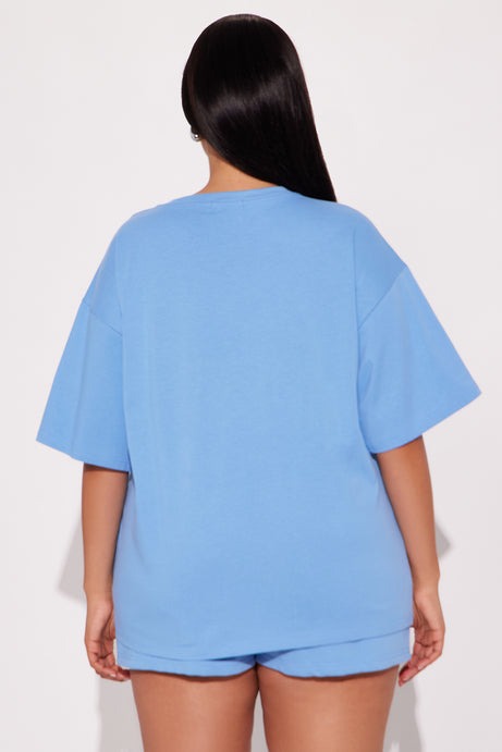 City Of Dreamers Short Set - Blue