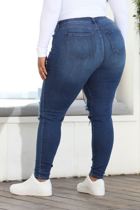 Beach Bum Jeans - Medium Blue