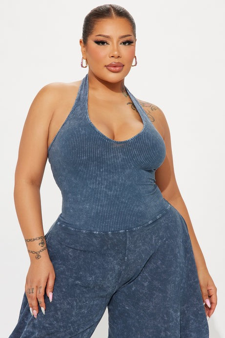Call For You Jumpsuit - Navy
