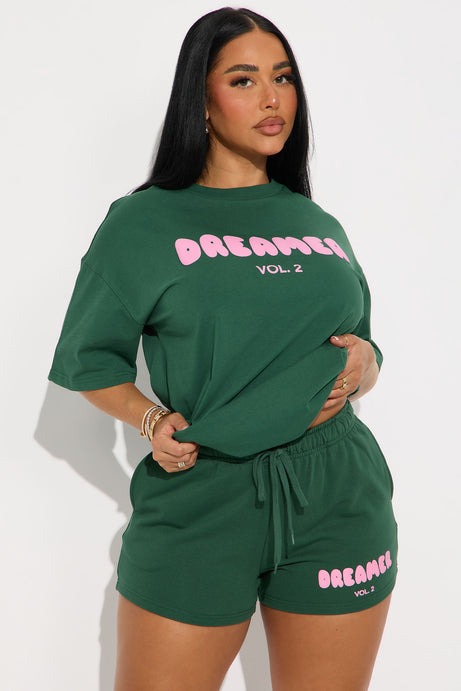 City Of Dreamers Short Set - Hunter