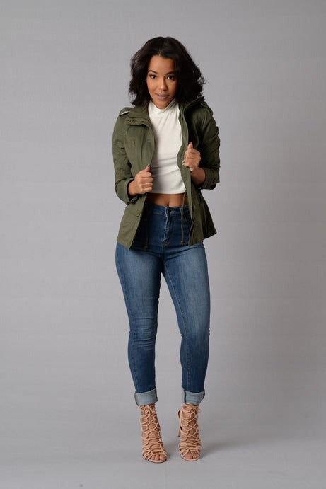Combat Jacket - Olive