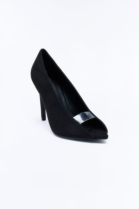 Made Famous Suede Pumps - Black