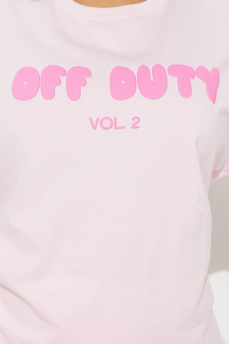 Off Duty Biker Short Set - Pink