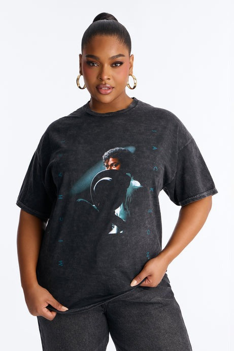 Michael Jackson Washed Tee - Black Wash