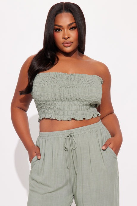 Talia Pant Set - Sage