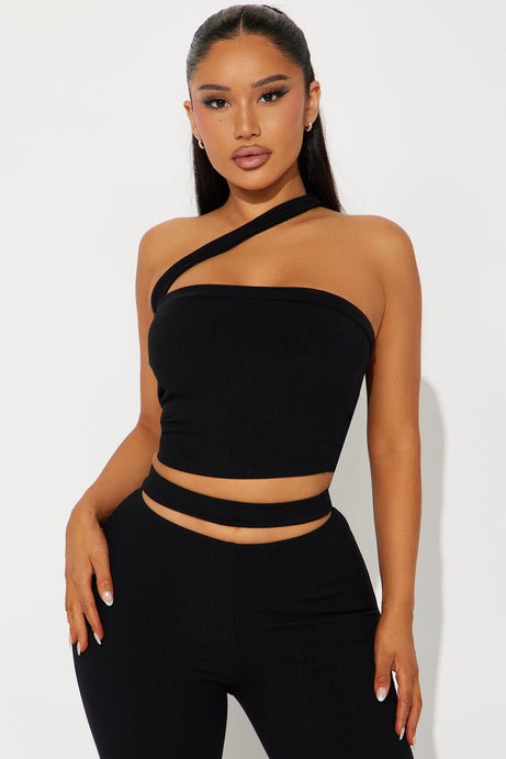 Valencia Snatched Pant Set - Black